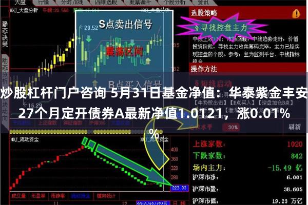 炒股杠杆门户咨询 5月31日基金净值：华泰紫金丰安27个月定开债券A最新净值1.0121，涨0.01%