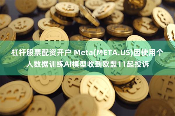 杠杆股票配资开户 Meta(META.US)因使用个人数据训练AI模型收到欧盟11起投诉