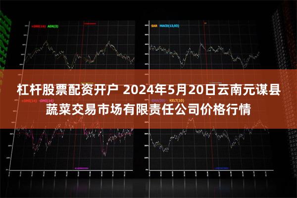 杠杆股票配资开户 2024年5月20日云南元谋县蔬菜交易市场有限责任公司价格行情