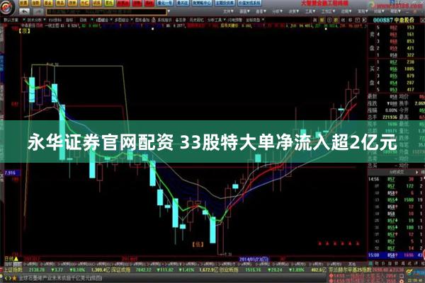 永华证券官网配资 33股特大单净流入超2亿元